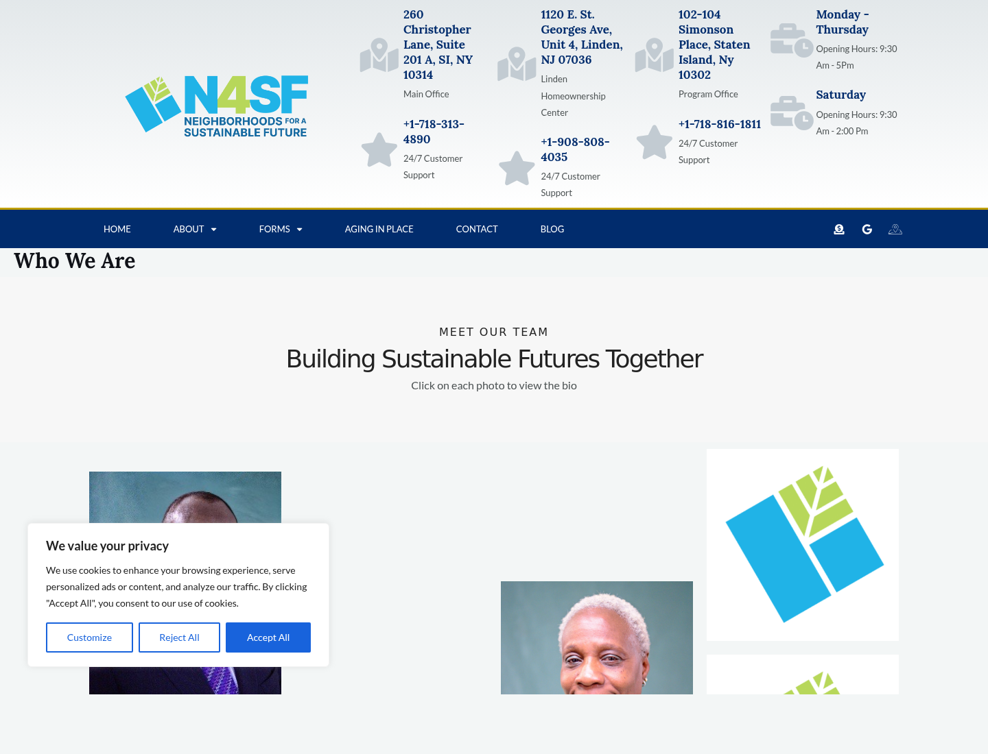 N4SF leadership and advisory-partner page, supporting organizational credibility and transparency.
